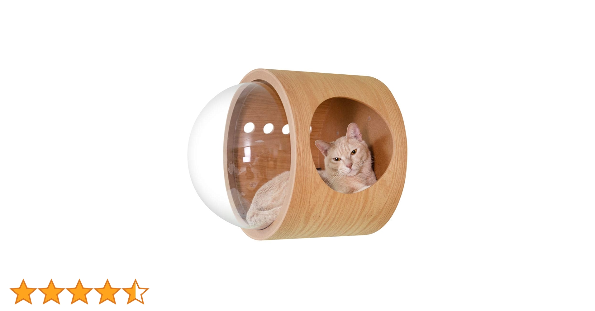 宇宙船 猫ハウス ペット用ベッド ドーム状 壁付け対応 床置き対応 空気穴 Amazon | MYZOO 宇宙船 猫ハウス ペット用ベッド ドーム状 壁